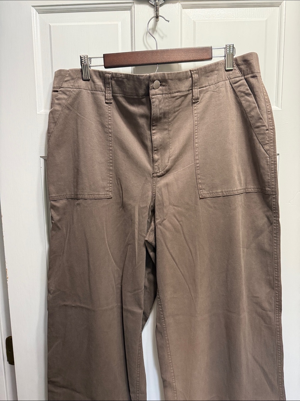 Sonoma wide leg high rise stretch utility pants - Picture 2 of 9